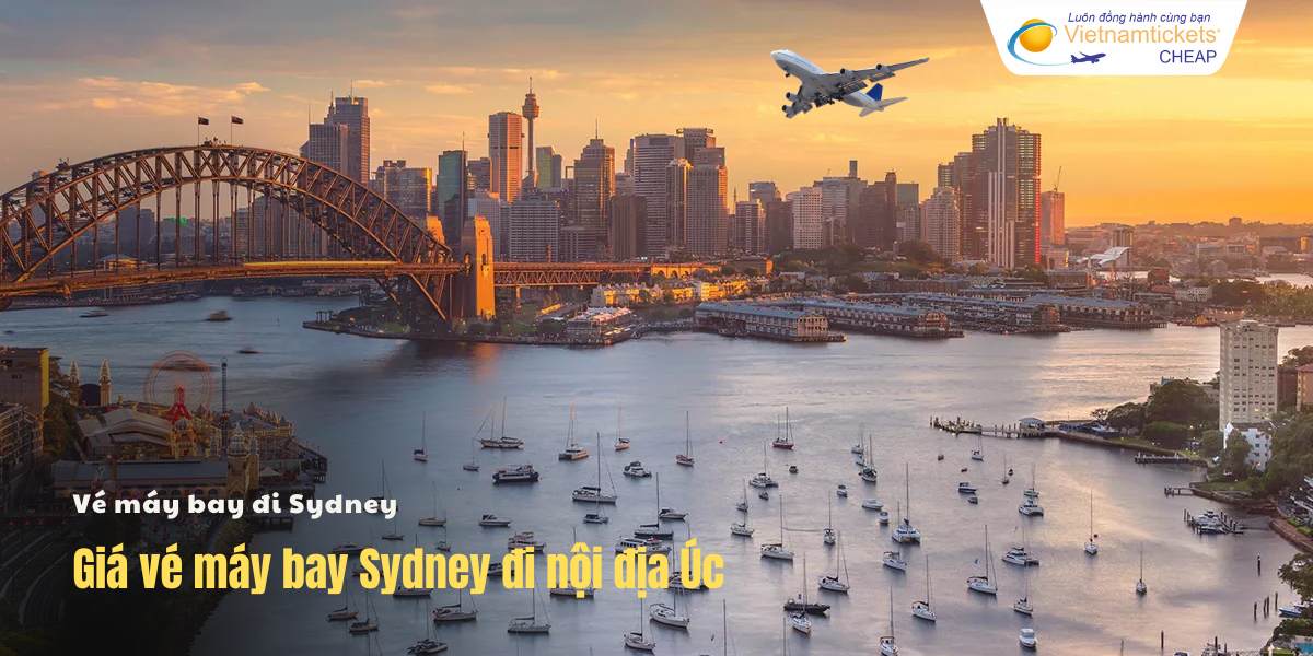 Giá vé máy bay Sydney đi nội địa Úc