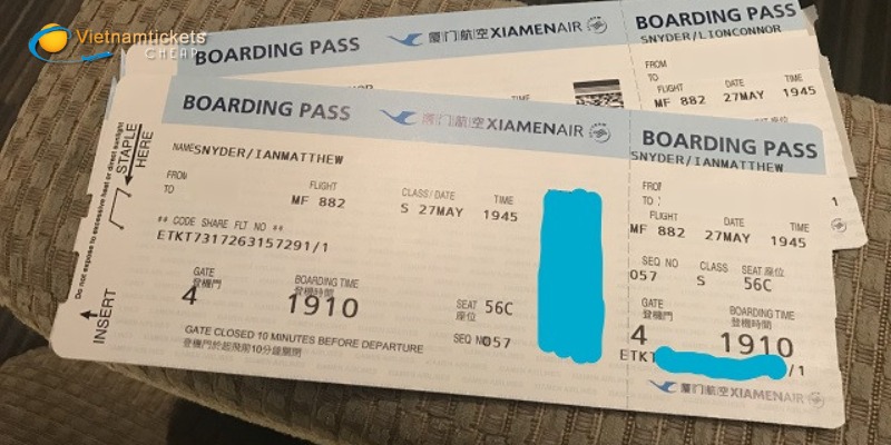 Chính sách hoàn vé đi Thượng Hải