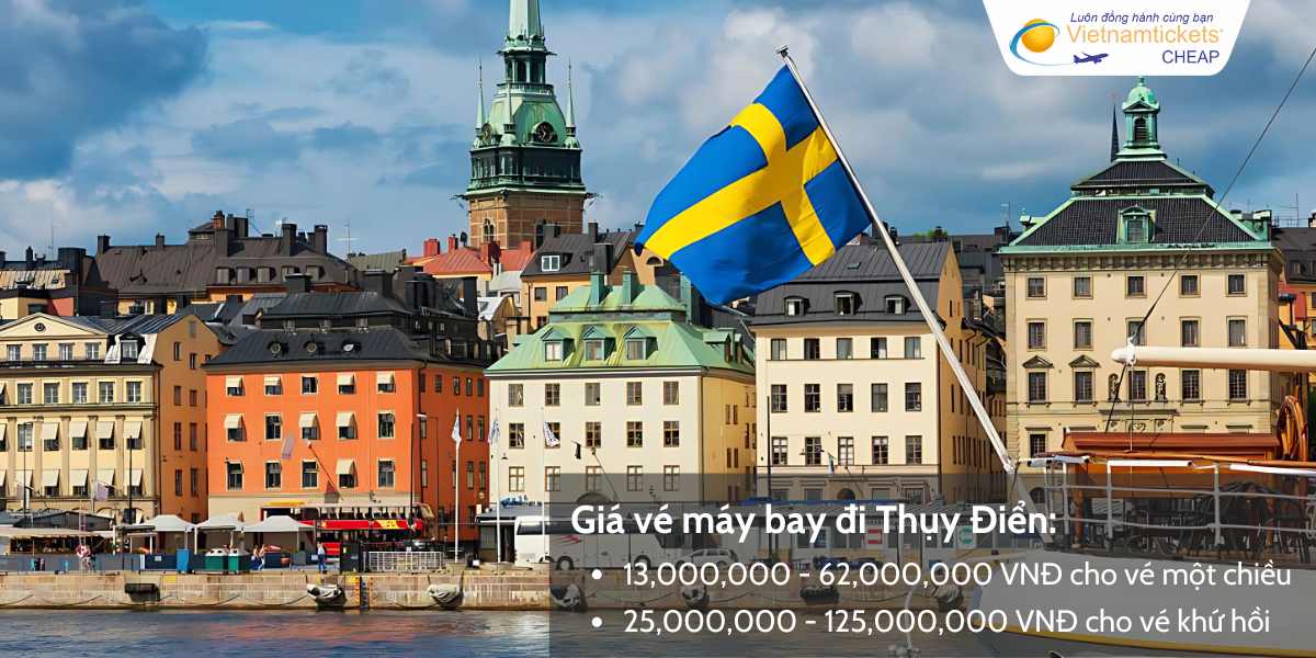 Giá vé máy bay đi Thụy Điển