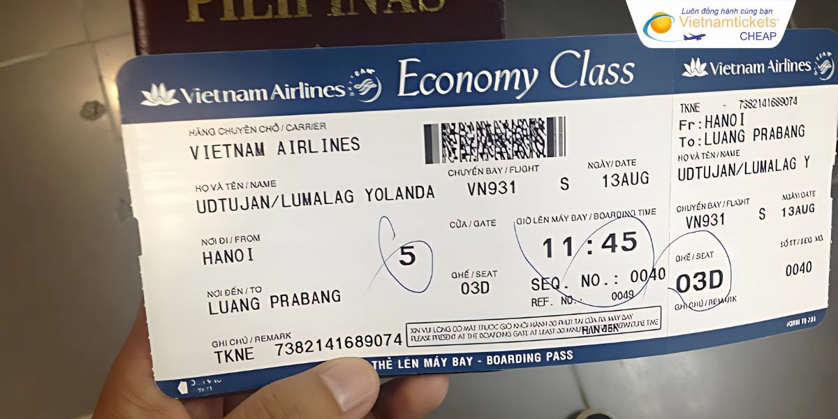 Săn vé Hà Nội Luang Prabang giá rẻ