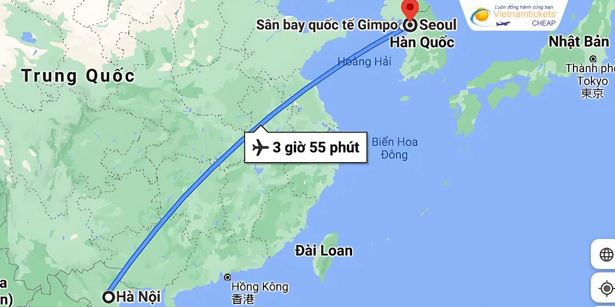 Săn vé Hà Nội Seoul giá rẻ