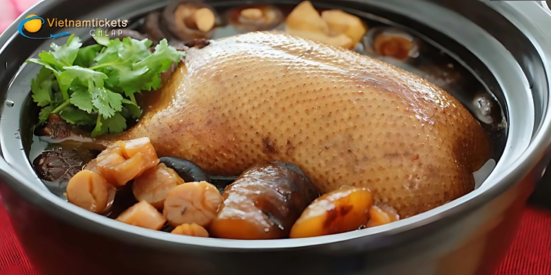 Thưởng thức món gà ở Trương Gia Giới