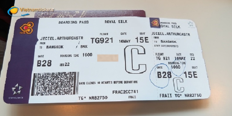 Giá vé máy bay sài gòn Bangkok