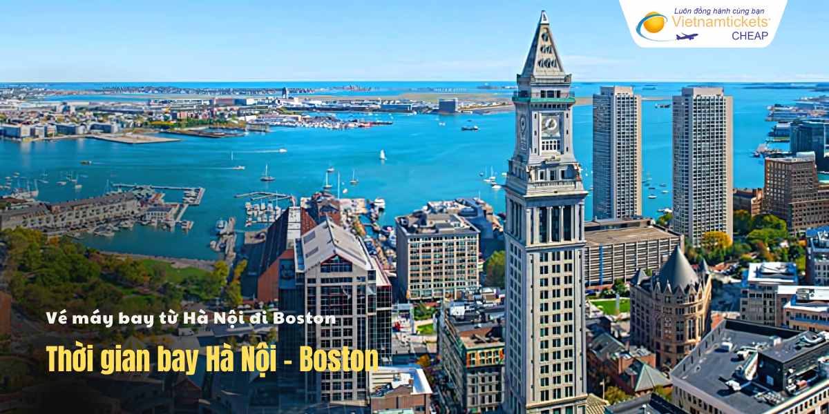 Thời gian bay Hà Nội Boston